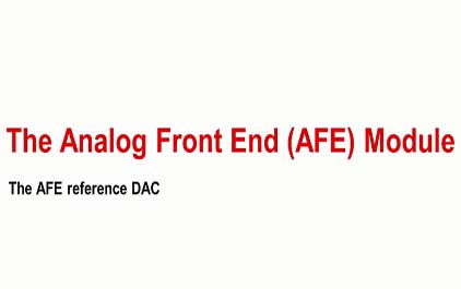 UCD3138模拟前端（AFE）模块：AFE参考DAC