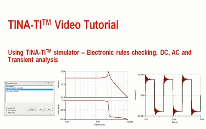 使用TINA-TI（TM）模拟器 -  ERC和分析类型