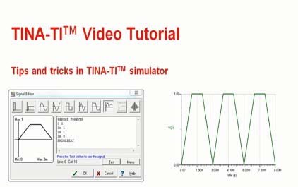 TINA-TI（TM）模拟器的提示和技巧