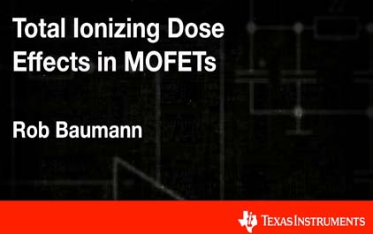 总电离剂量对MOSFET的影响