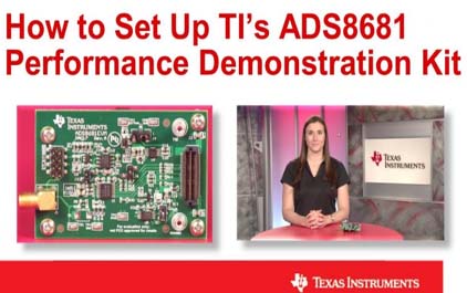 如何设置TI的ADS8681性能演示套件