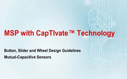 MSP Captivate互操作传感器PCB设计指南