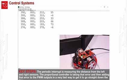 TI-RSLK 模块 17 - 实验视频 17.2 - 演示控制系统 - 比例控制