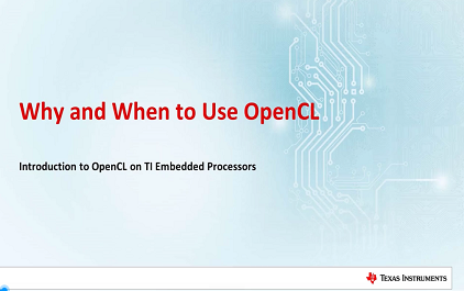 OpenCL 简介：优点及使用