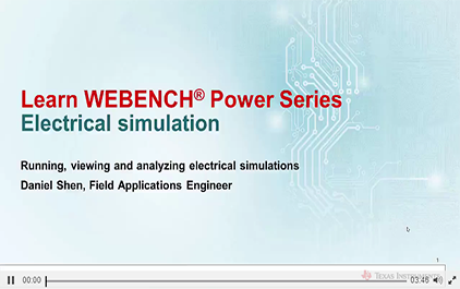 WEBENCH®电力设计中的电气刺激
