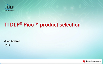 TI DLP® Pico™ 产品选择