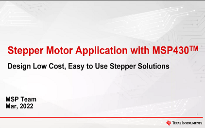 3.MSP430™在步进电机中的应用