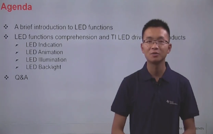 2.  LED 指示功能和动态效果功能及TI明星产品介绍