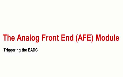 UCD3138模拟前端（AFE）模块：触发EADC