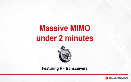 2分钟内实现大规模MIMO