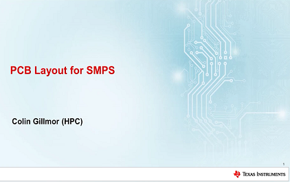 开关模式电源 (SMPS) 的 PCB 布局