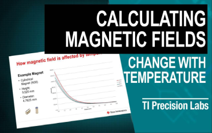 4.1 TI 高精度实验室 - 磁传感器：永磁磁场随温度变化的情况