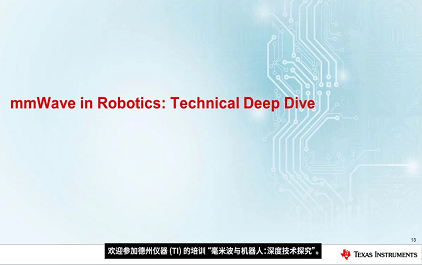 （中文）mmWave与机器人：深度技术探究