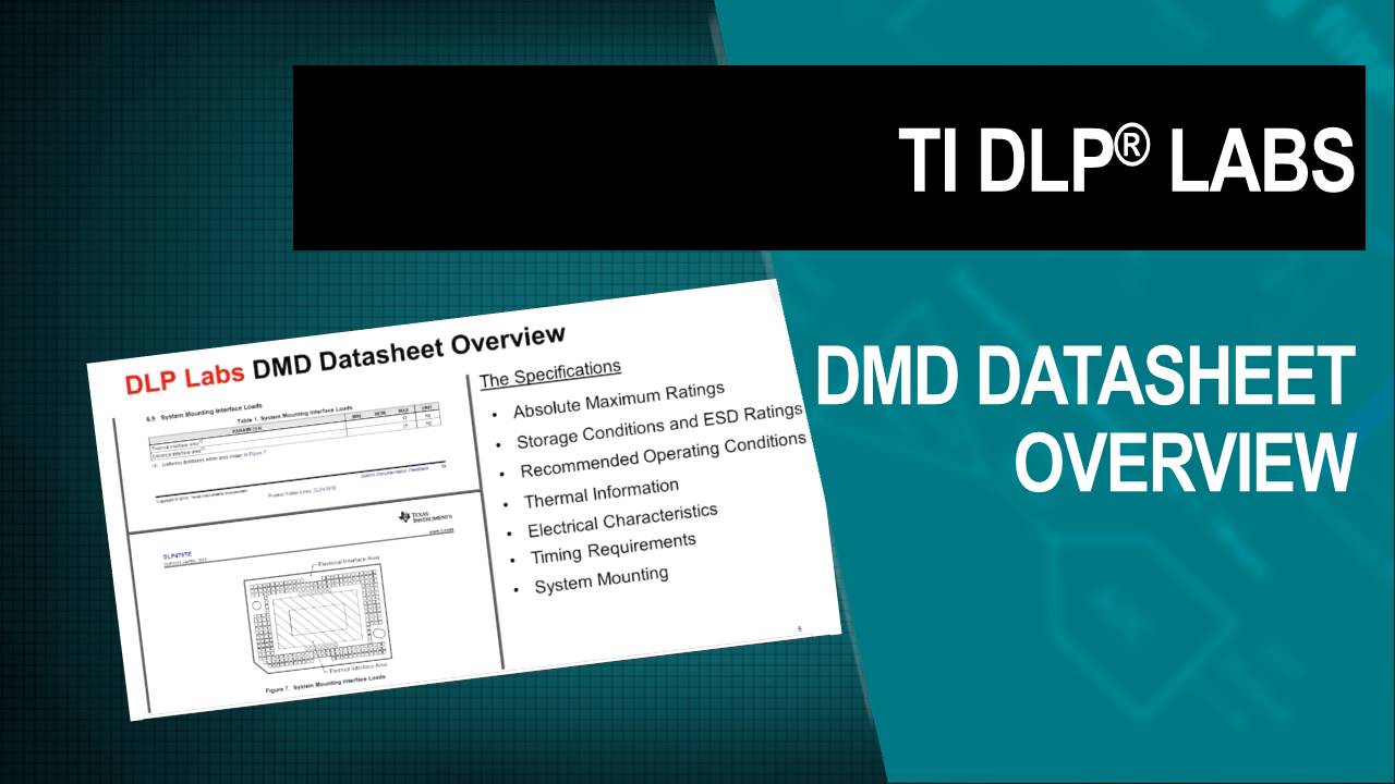 TI DLP DMD数据表简介